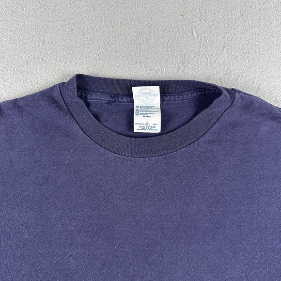 Vtg Y2K Less Than Jake T Shirt Men's Medium Blue Character Ska Punk Band - Picture 2 of 16